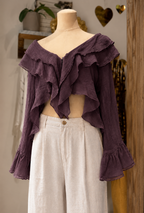Luigi Ruffle Top - Soft Linen & Cotton