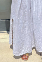 Italian Linen Wide-Leg Pants