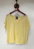 Organic Linen V-Neck Tee
