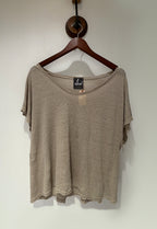 Organic Linen V-Neck Tee