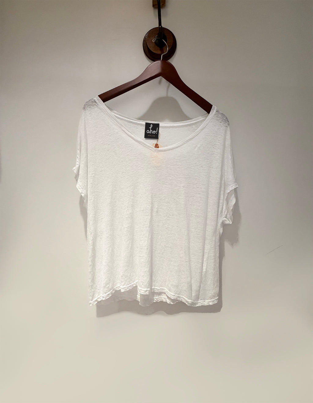 Organic Linen V-Neck Tee