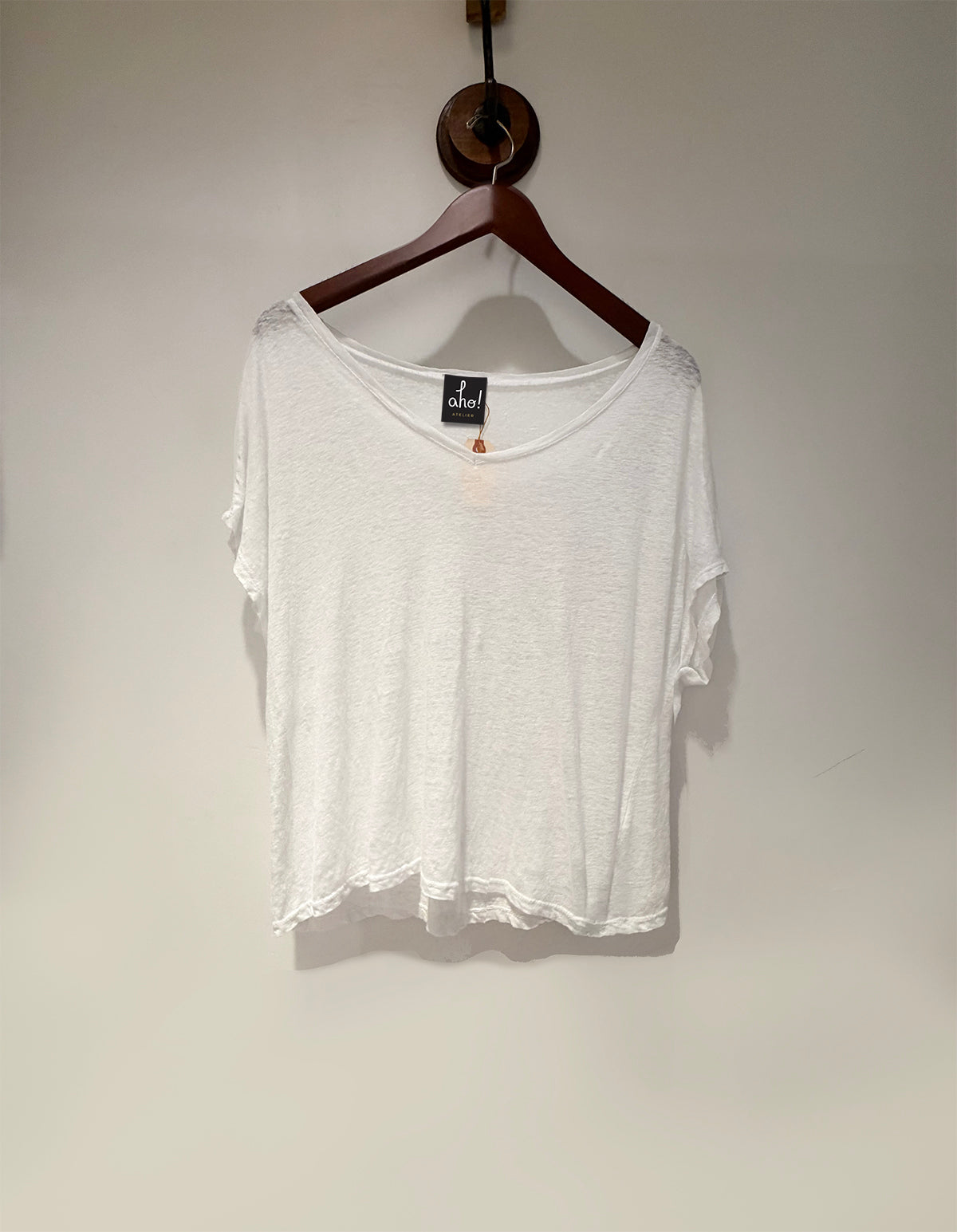 Organic Linen V-Neck Tee
