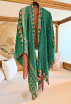 Vintage Jade Kimono - reversible