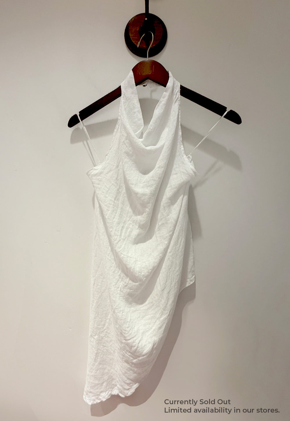 Italian Linen Halter Top